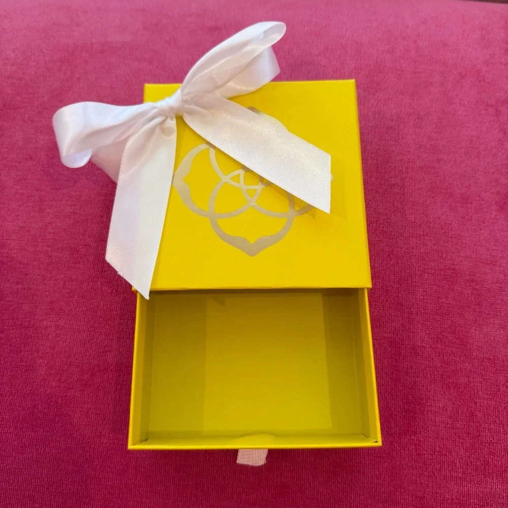 New Kendra Scott Jewelry Gift Box Drawer Box with Ribbon